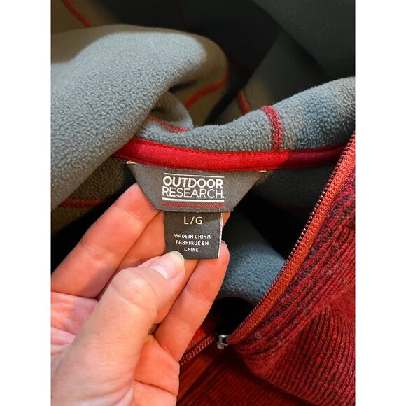 Outdoor research burnt red wool
Blend full zip jacket‎ men’s large - Picture 3 of 8
